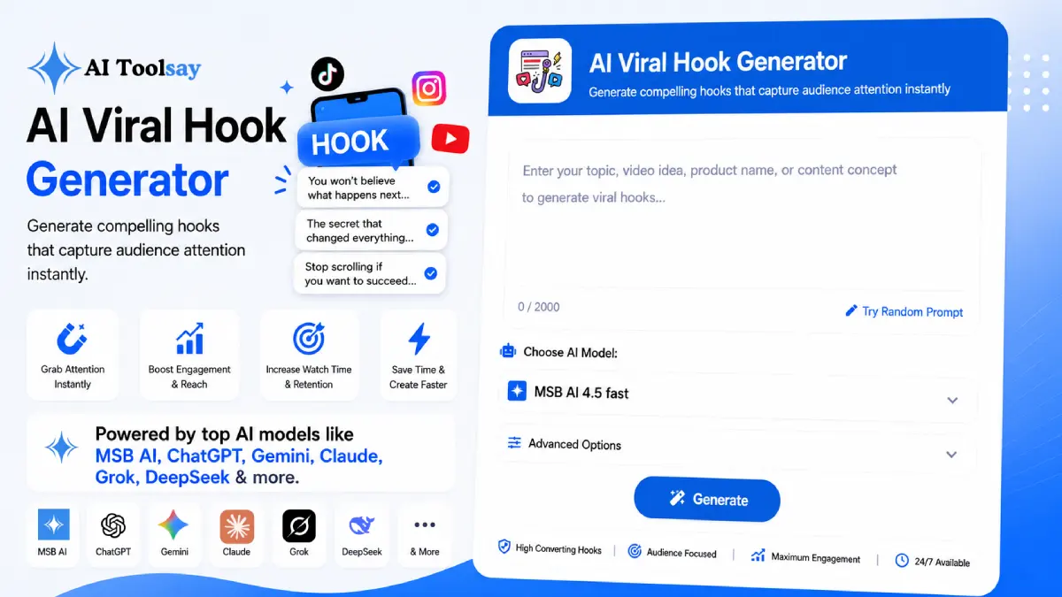 AI Viral Hook Generator